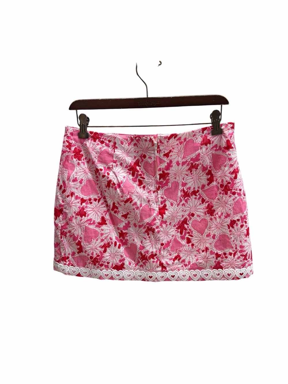 New Lilly Pulitzer Michelina Mini Skort - Vault Print 1977 Coconut Dear Heart - Picture 6 of 10